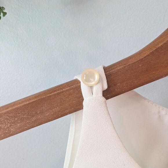 Vintage Joseph Ribkoff Cream Lace Midi Dress - Picture 5 of 13